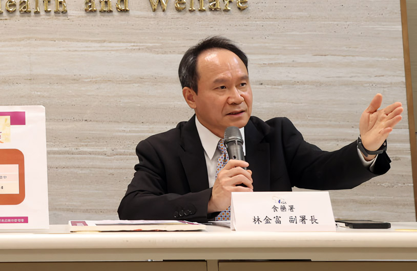 食藥署副署長林金富。(資料照/中央社)