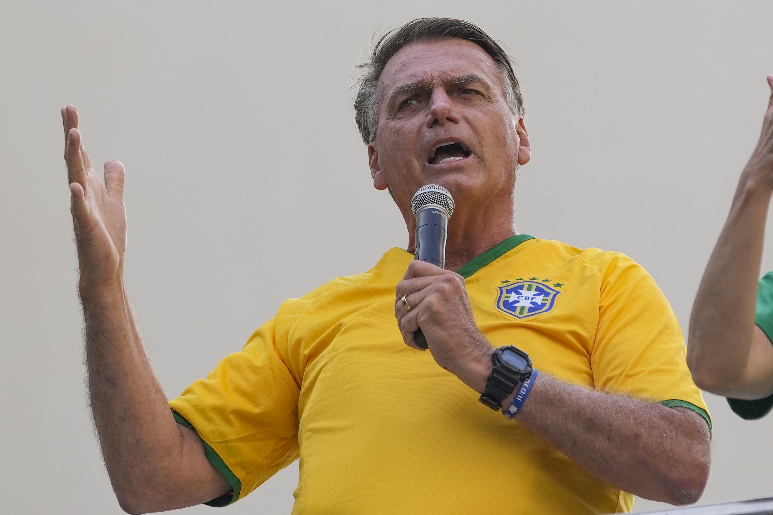 巴西前總統波索納洛(Jair Bolsonaro)。資料照。(AP/達志影像)