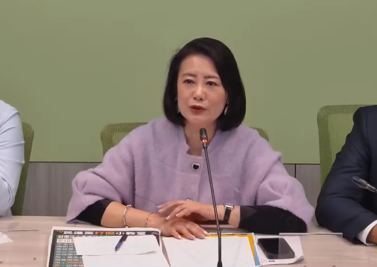 民進黨團幹事長吳思瑤(中)。(YT)