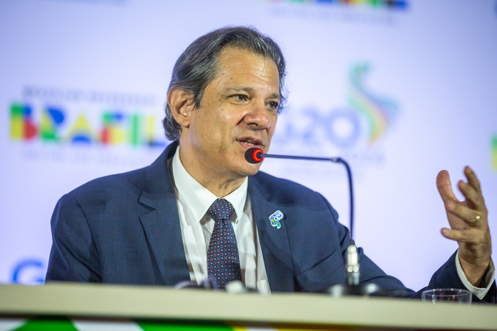 巴西財長哈達德(Fernando Haddad)。 (圖:@G20)