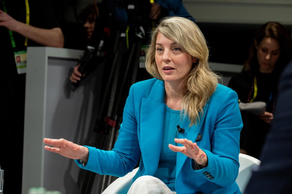 加拿大外長趙美蘭(Melanie Joly) 。 (圖:@melaniejoly)