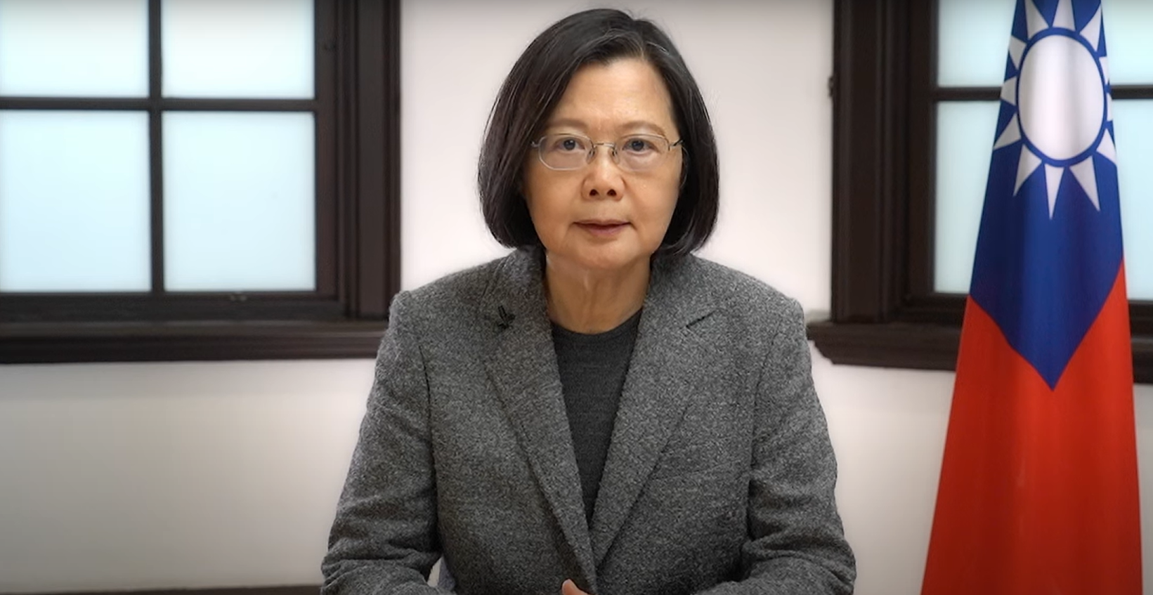 蔡英文總統特別以錄影方式為「2024女科技人大會」致詞。(翻攝presidentialoffice頻道)