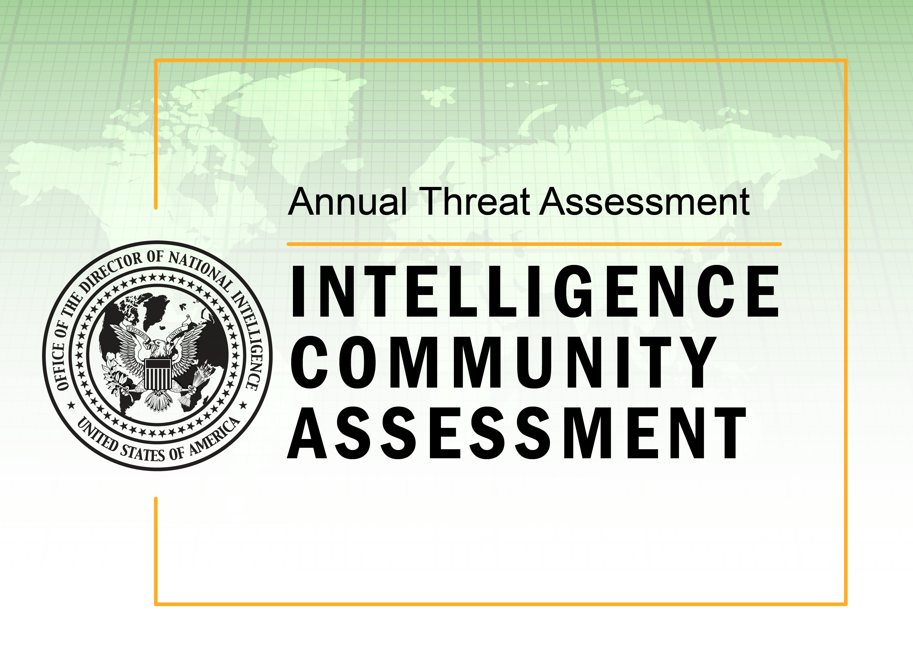 美國情報機構發布「2024年度威脅評估」報告。 (圖:DNI)