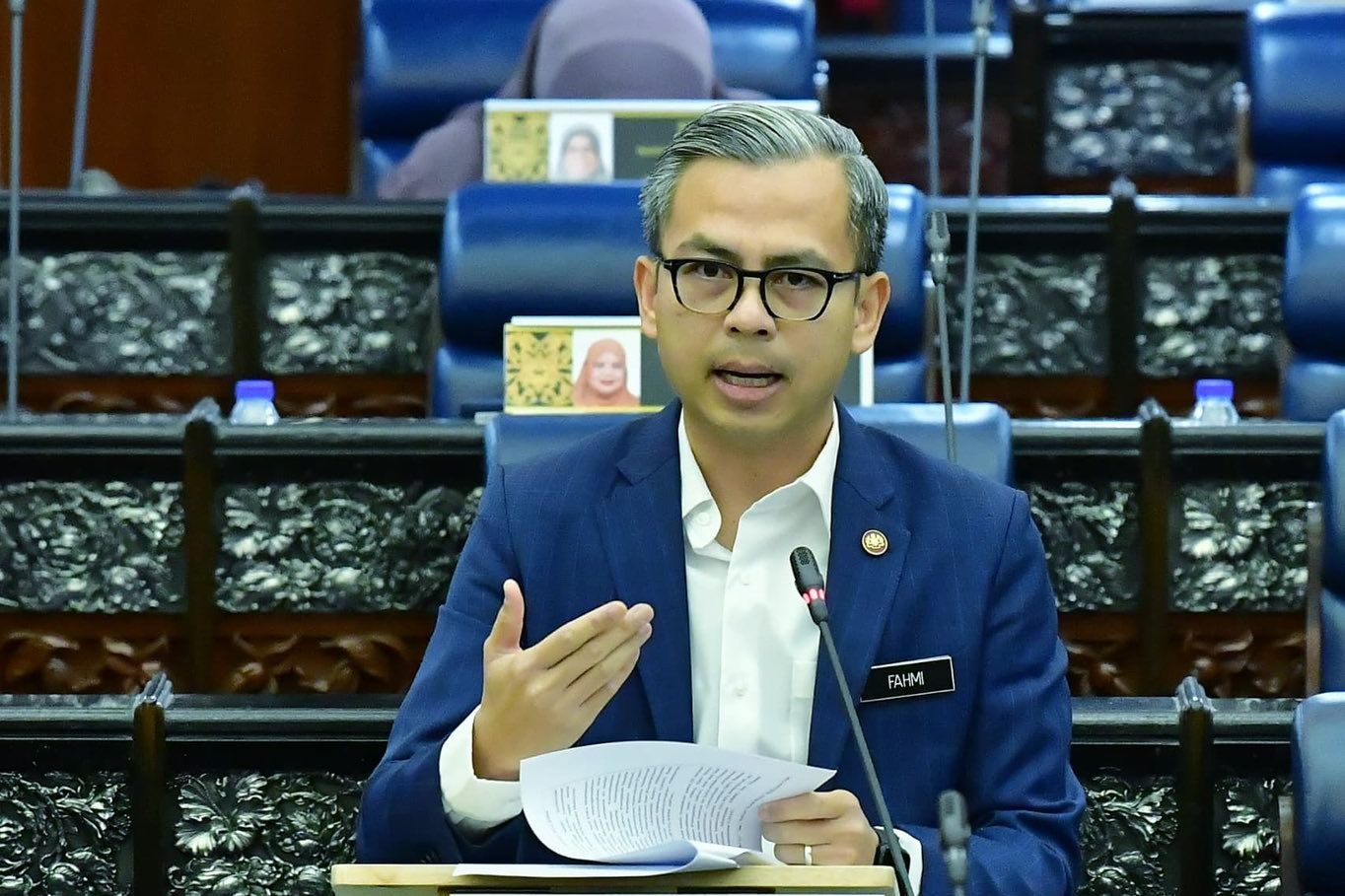馬來西亞數位通訊部長法米(Fahmi Fadzil)。(圖:@fahmi_fadzil)