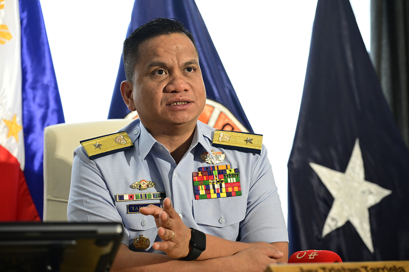 菲律賓海巡署西菲律賓海特別參謀塔瑞耶拉。 (圖：中央社檔案照)