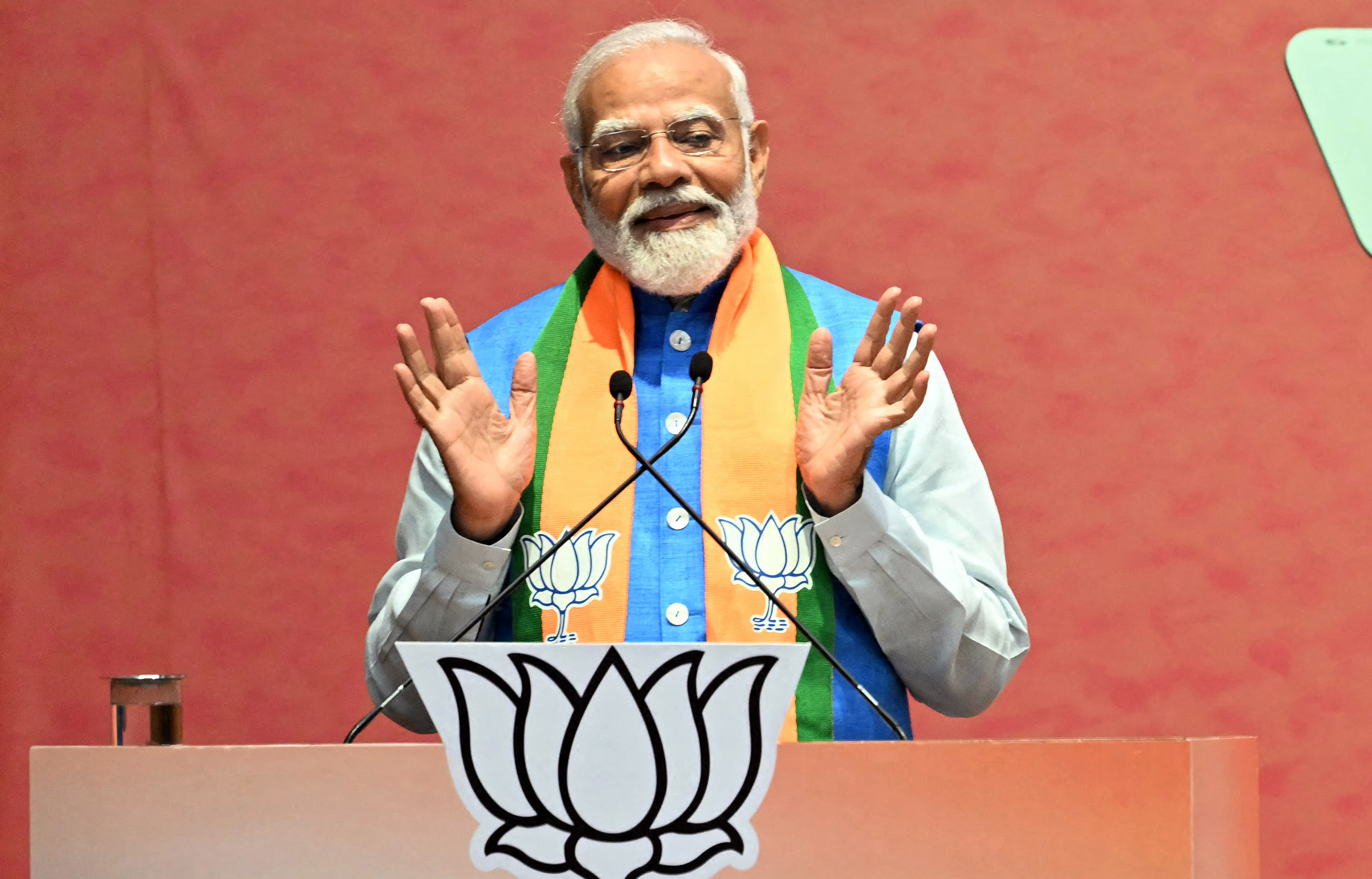 印度總理莫迪(Narendra Modi)。(AFP)