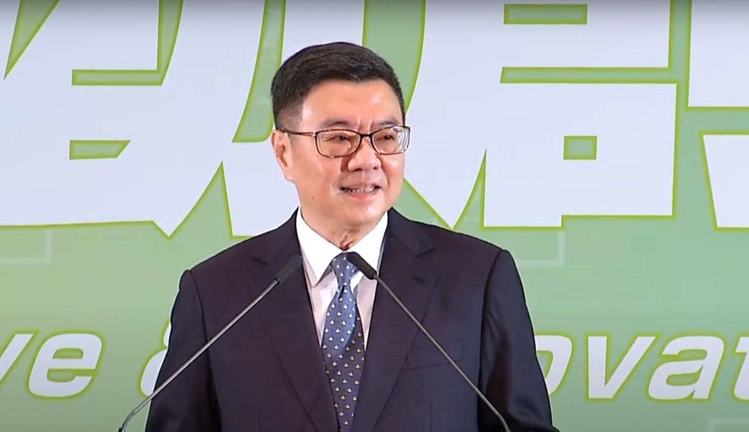 準閣揆卓榮泰16日公布第三波內閣人事。(翻攝直播)