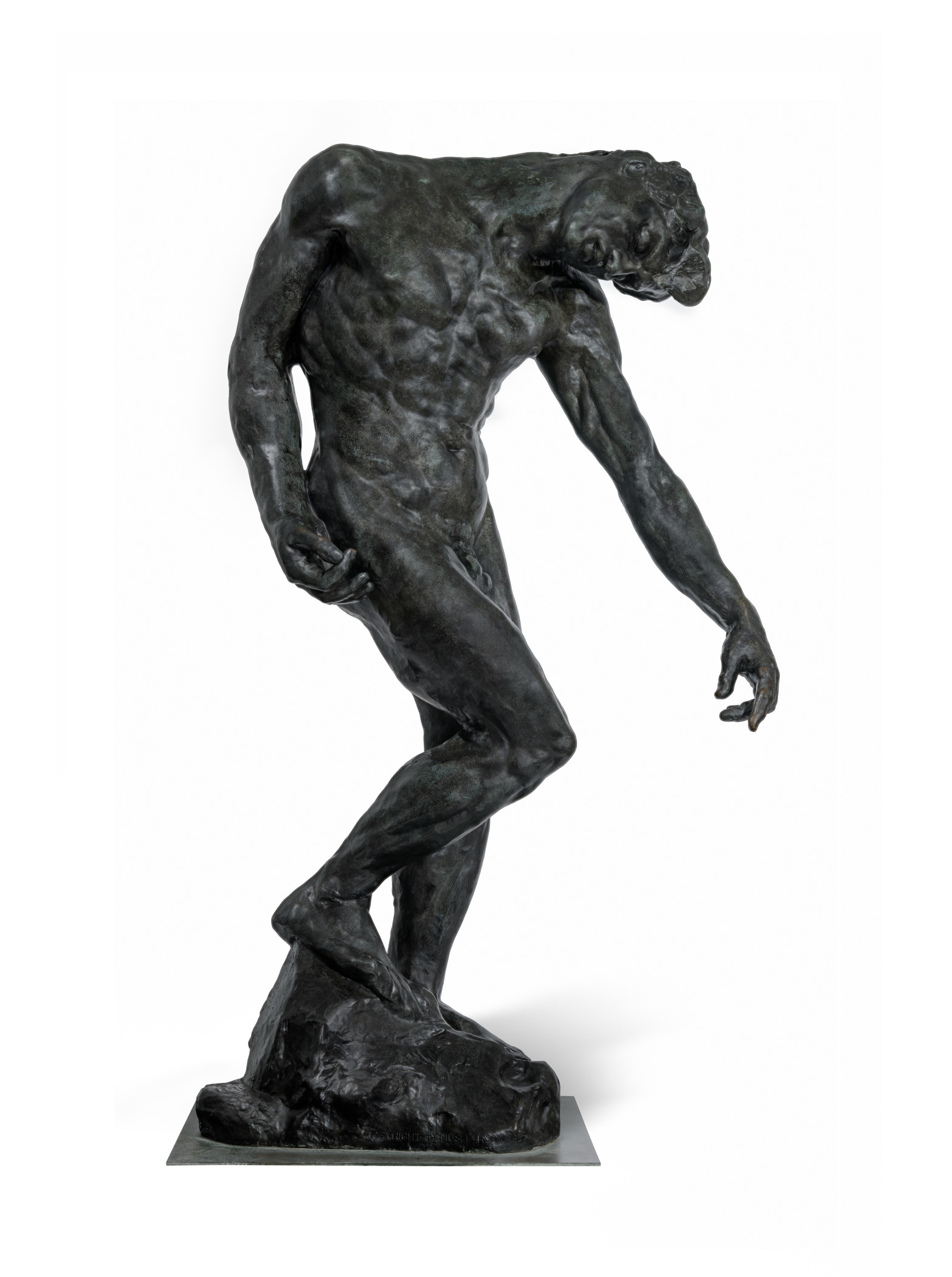 奧古斯丁．羅丹〈影子〉(The Shade)，原型塑於約1880年，本作翻鑄於1969年，（Los Angeles County Museum of Art, gift of B. Gerald Cantor Art Foundation, photo © Museum Associates/LACMA）