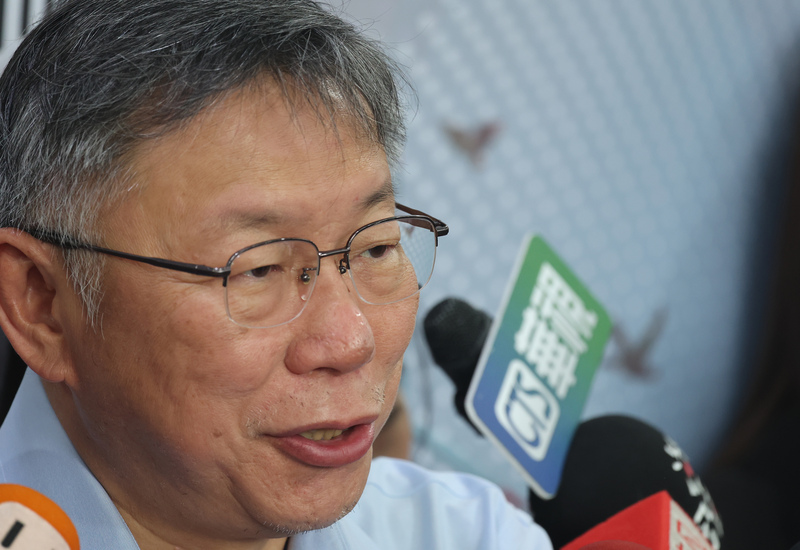 京華城、北士科案，台北市前市長柯文哲（圖）列為被告。(資料照片/中央社)
