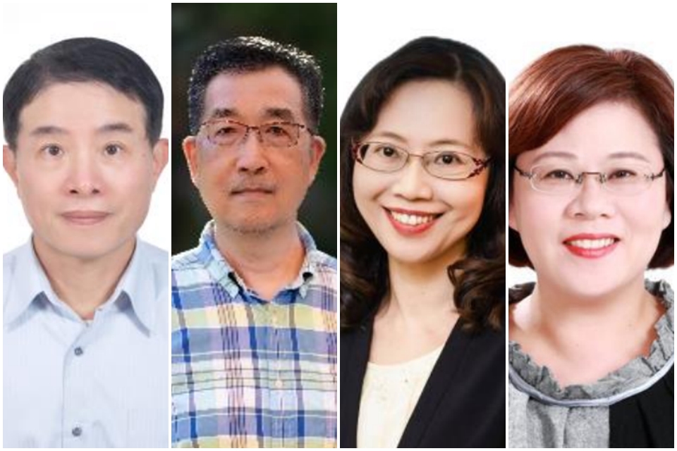 行政院已將NCC委員提名人選翁柏宗(左起)、陳炳宏、羅慧雯及詹懿廉等4人名單函送立法院審查，並指定翁柏宗為主委，陳炳宏為副主委。(合成圖/行政院提供)