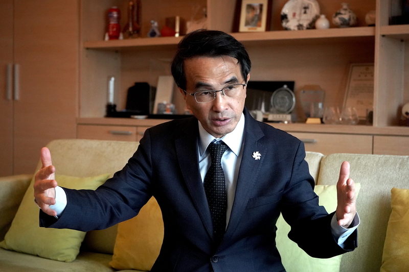 國家太空中心（TASA）規劃，最快可望在2026年起陸續發射2+4顆B5G低軌通訊衛星，目前預計由政府打造前2枚，做出技術規格，後4枚由TASA協助民間廠商研製，國安、產業「一兼二顧」。圖為TASA主任吳宗信。 (圖：中央社)