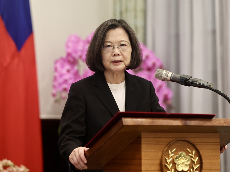 前總統蔡英文將訪捷克。 (圖：中央社檔案照)