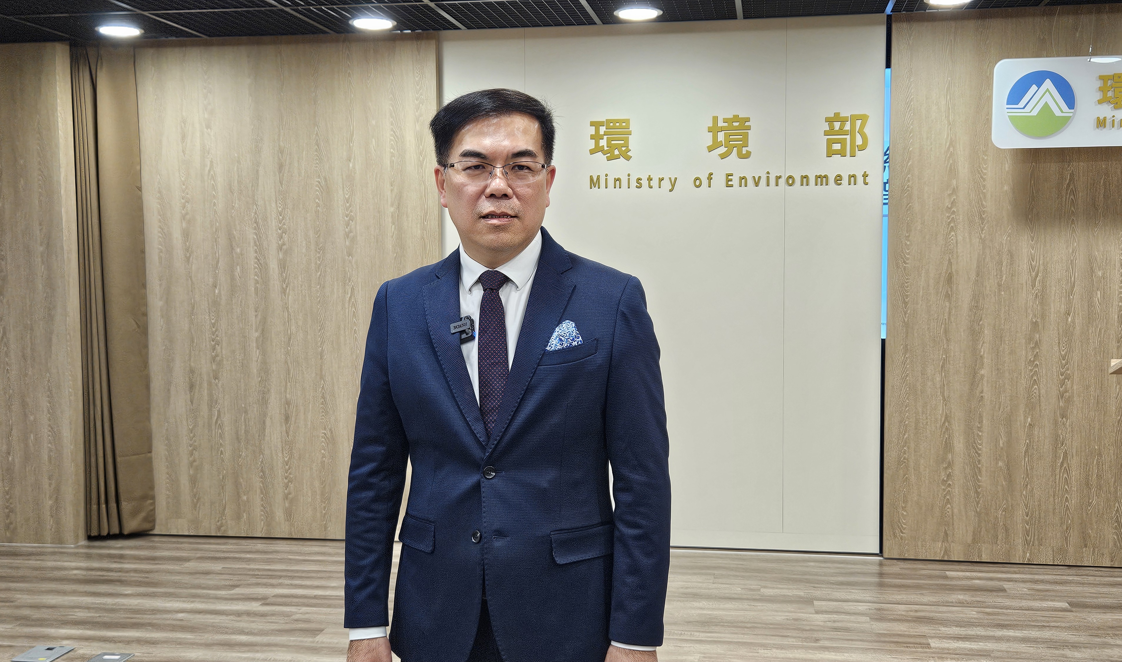 環境部長彭啟明。(劉品希 攝)