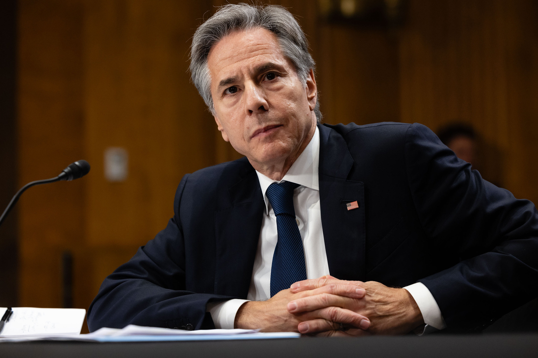 美國國務卿布林肯(Antony Blinken)表示，俄羅斯已經從伊朗收到許多飛彈，美國將於今天稍晚對伊朗實施新的制裁。 (資料照:美國國務院)