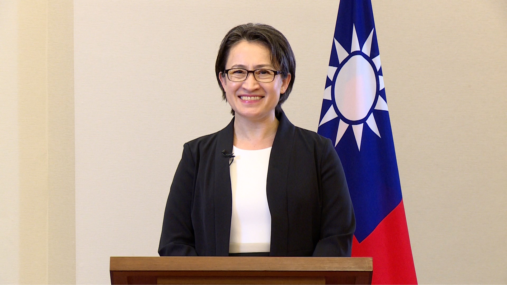 副總統蕭美琴(圖)今晚(20日)以錄影方式為「貝里斯獨立43週年紀念日暨台貝建交35週年慶祝酒會」致詞。(資料照/總統府提供)