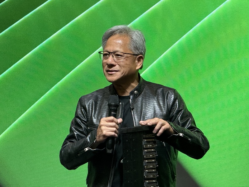 輝達(NVIDIA)執行長黃仁勳。(圖：中央社)