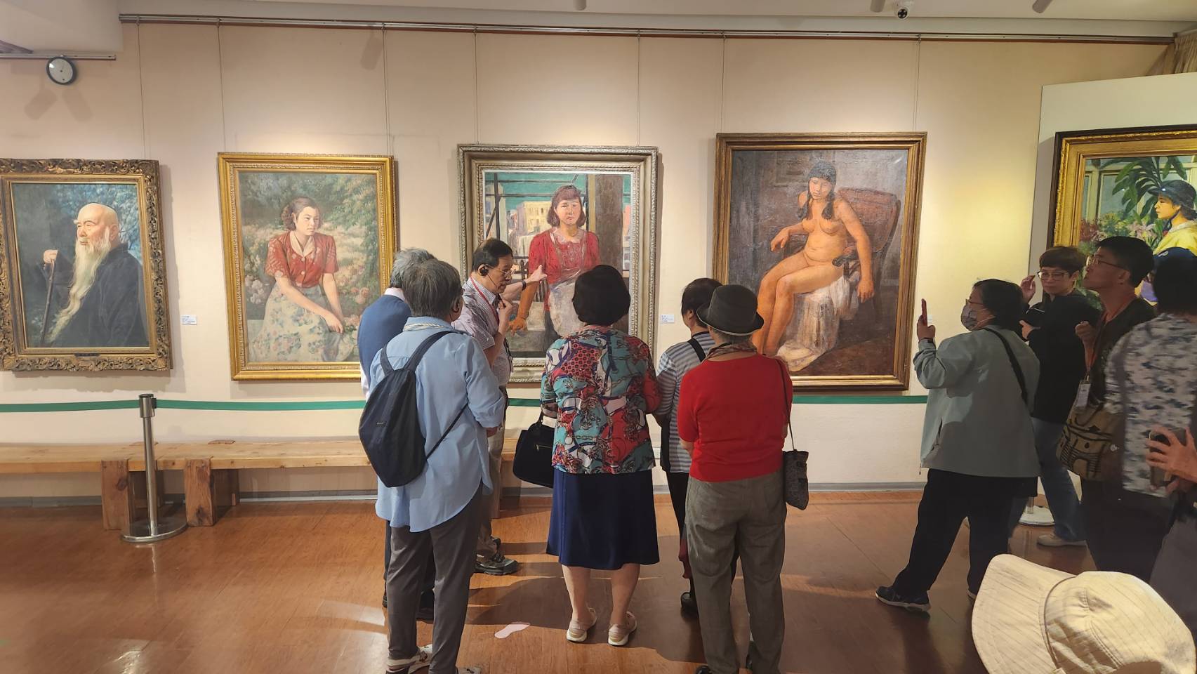 李梅樹紀念館為歡慶台陽美術協會成立90週年，特別策劃「春色無邊」特展，展出「第一代台陽人」作品，六週展期吸引超過5千人湧入觀賞。(江昭倫 攝)