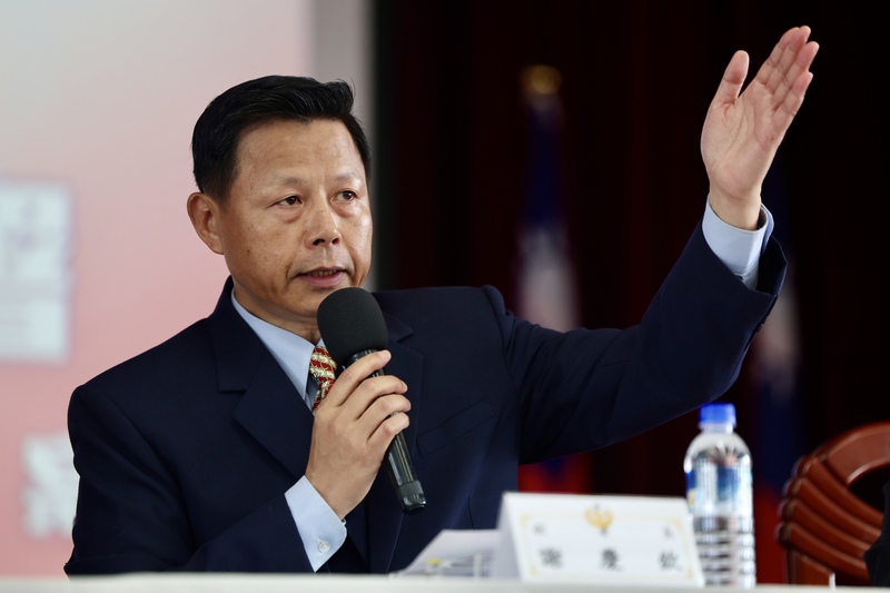 海巡署副署長謝慶欽。資料照。(圖：中央社)