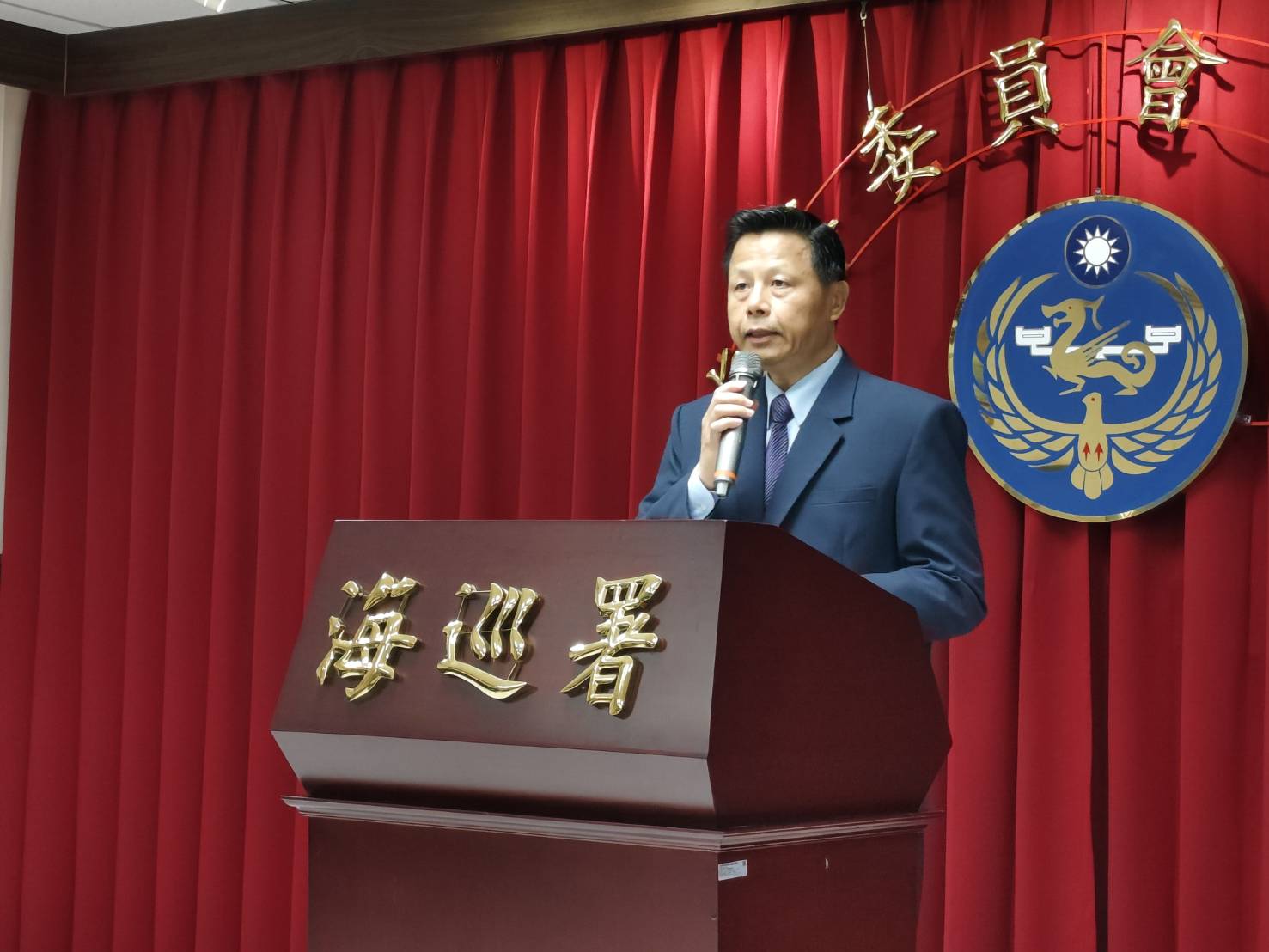 海巡署副署長謝慶欽。(資料照片/王韋婷攝)
