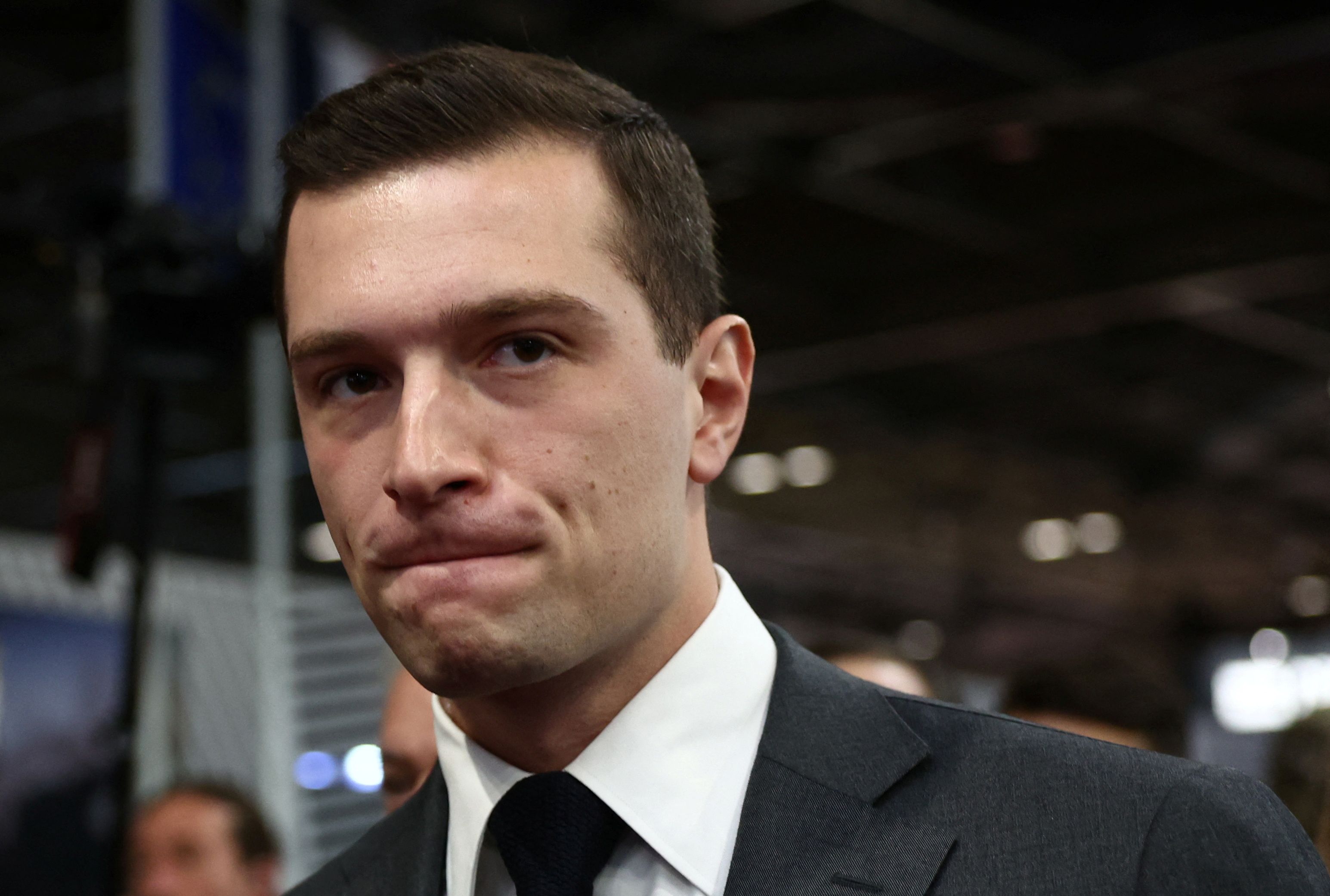 法國極右派國民聯盟(RN)黨魁巴德拉(Jordan Bardella)。(路透社/達志影像)