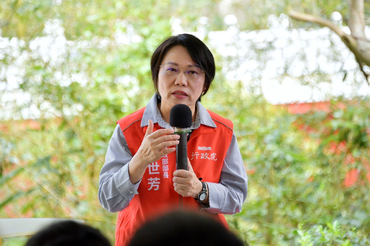 內政部長劉世芳11日表示，華亞自辦市地重劃案從2013年送到內政部都委會後，內政部從沒同意過、也未有共識。(行政院提供)