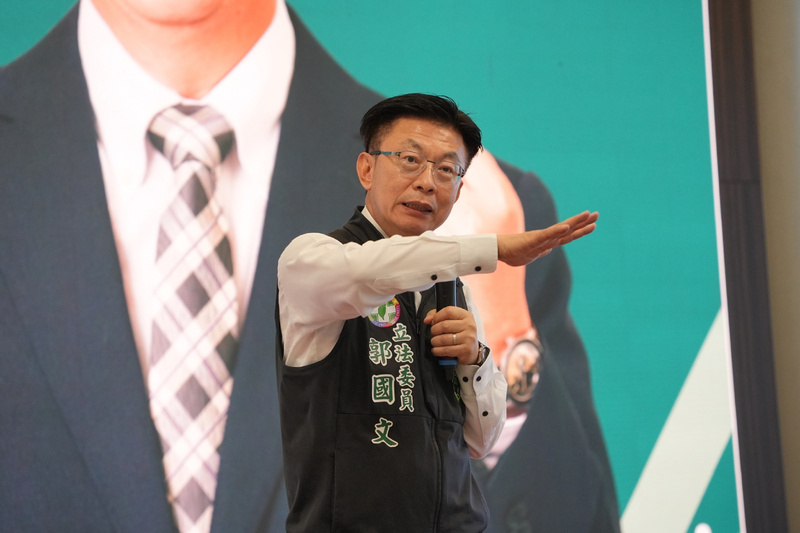 立委郭國文。資料照。(民進黨台南市黨部提供)(圖：中央社)