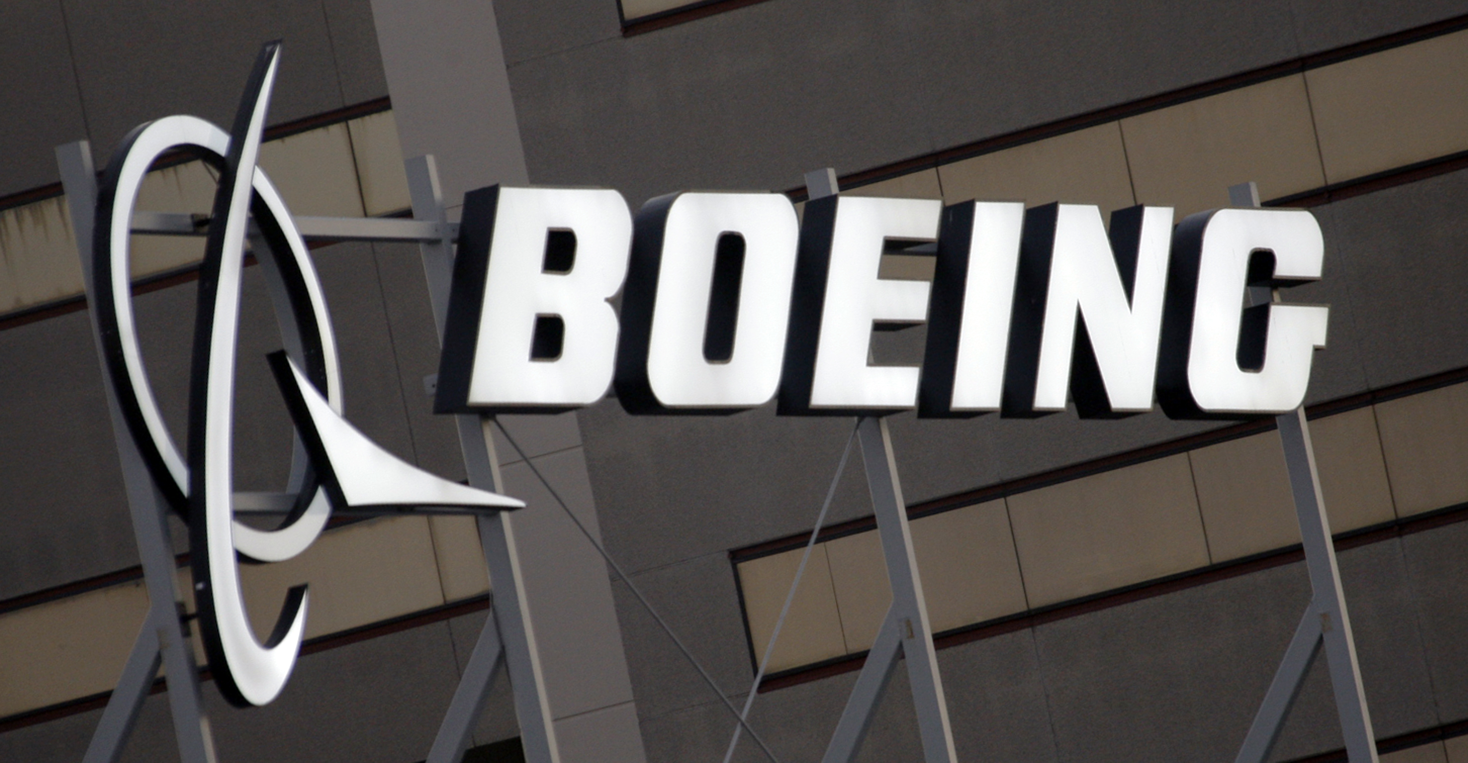 美國加州波音(Boeing)公司標誌資料照。(美聯社/達志影像)