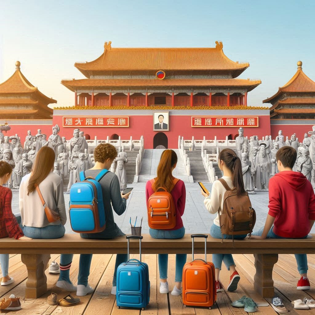 中國已解除嚴格的防疫措施，但美國留學生回歸中國的速度一直很慢，從疫情前的約1.1萬人減為目前不到1000人。(AI生成圖)