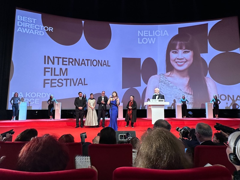 捷克卡羅維瓦利國際影展在閉幕典禮上，公布最高榮耀水晶球獎的得獎名單，由刺心切骨導演劉慧伶獲得「最佳導演獎」。（黃茂昌提供） (圖：中央社)