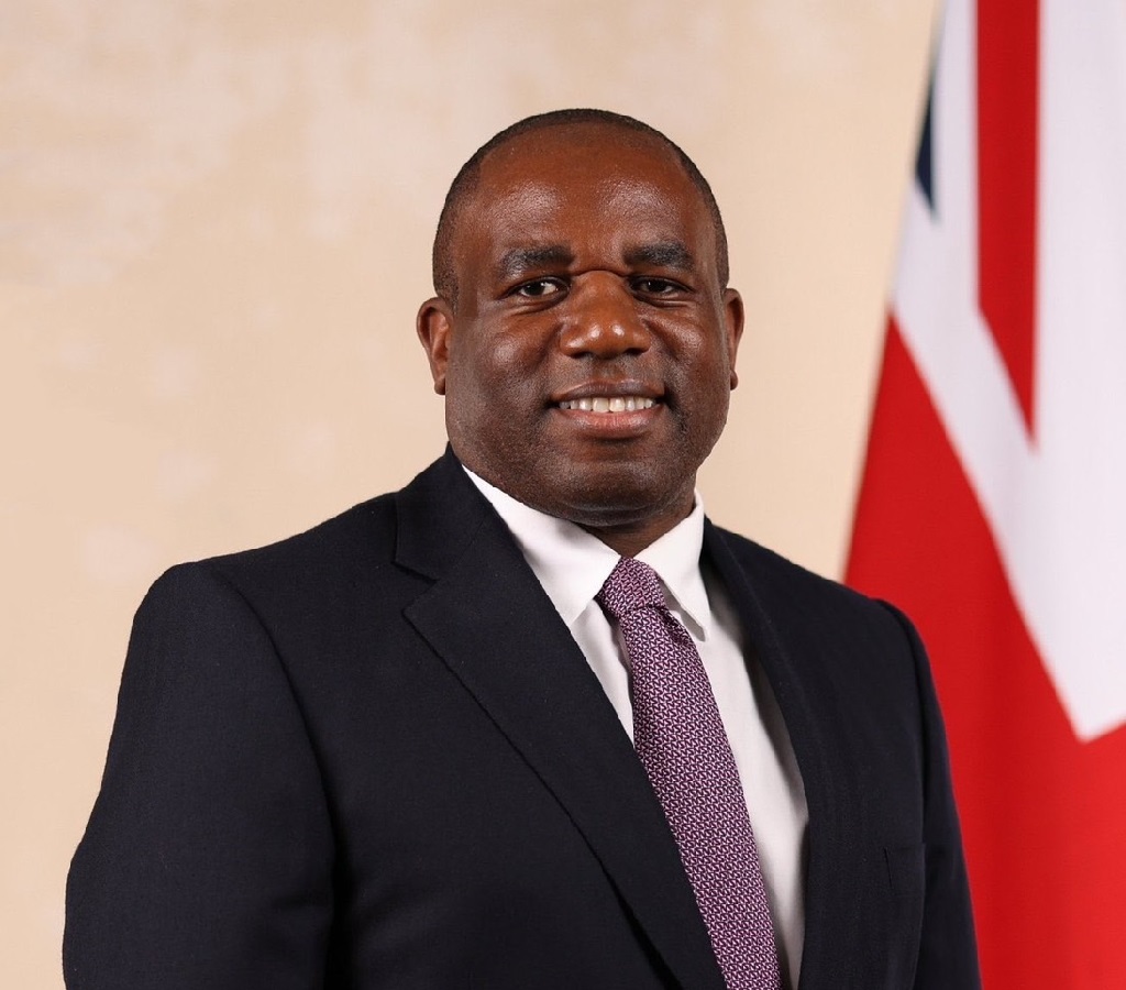 英國外交大臣拉米(David Lammy)。(圖：拉米臉書)
