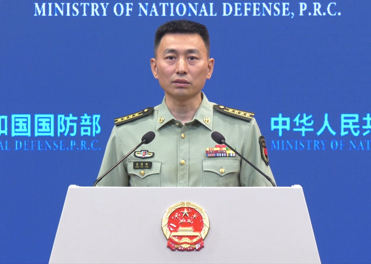 中國國防部發言人張曉剛表示，中俄兩軍已於7月初展開名為「海上聯合-2024」的演習，並將持續到7月中旬。(圖：中國國防部)