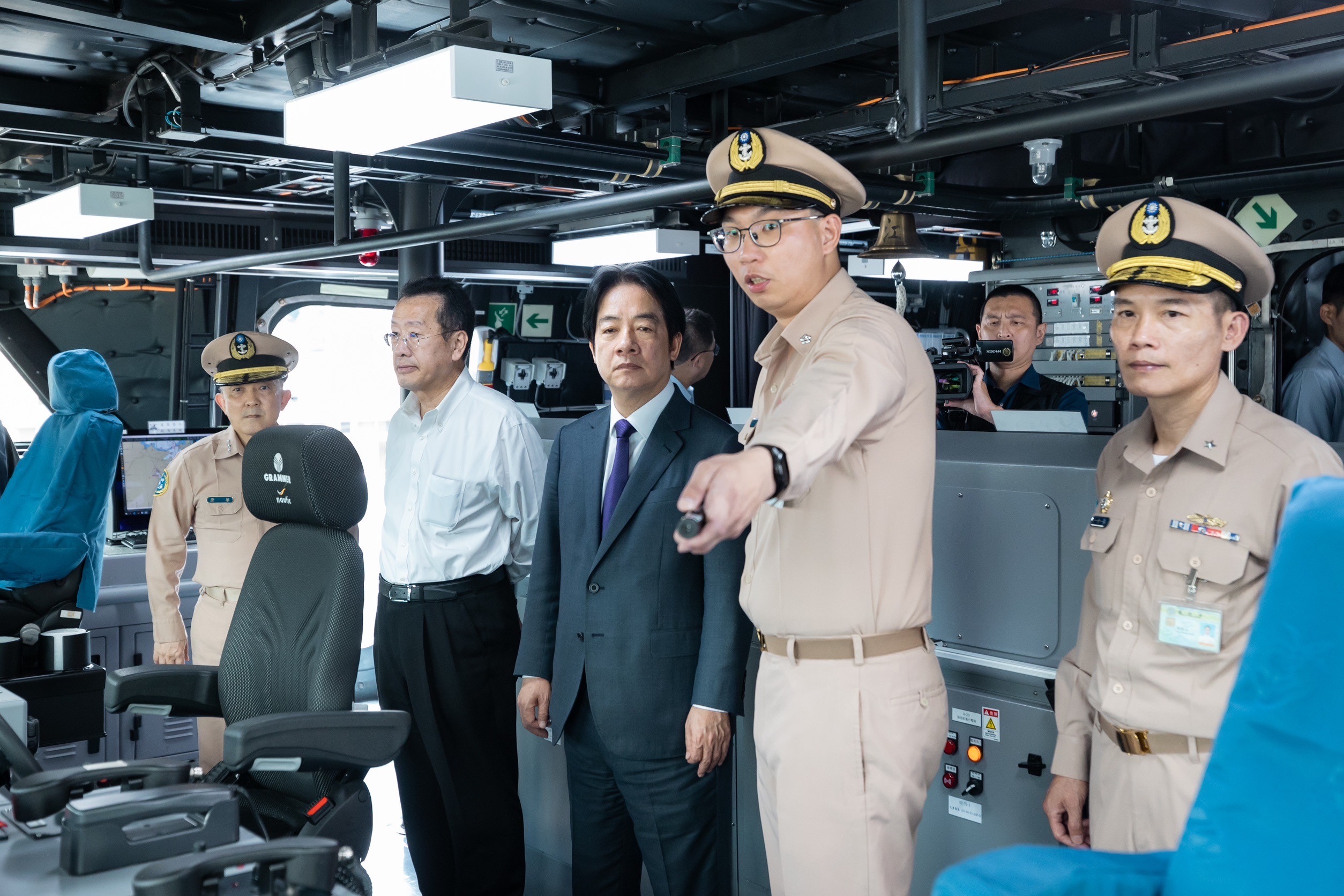 總統勗勉海軍131艦隊 (總統府flickr)