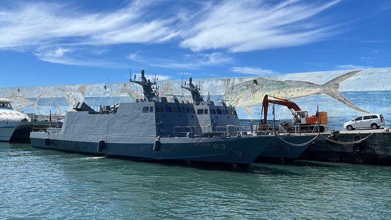 國防院民調顯示，有近半數民眾支持增加國防預算，但不同意排擠其他資源。圖為海軍光華六號飛彈快艇。 (圖：中央社)