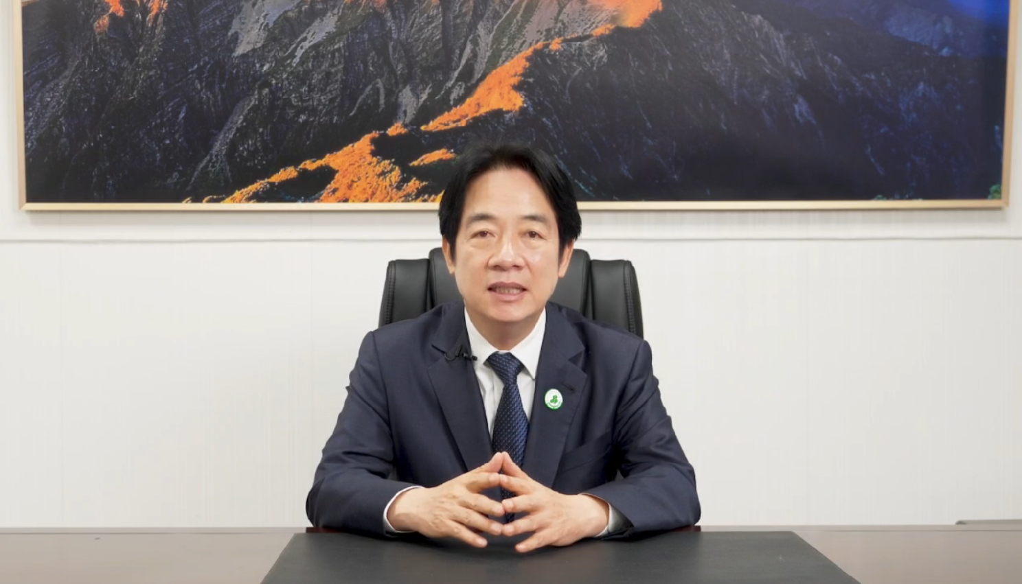 民進黨外交培力營將赴美，黨主席賴清德17日透過影片表示，很高興看到台灣人到世界交朋友，讓世界更了解台灣。(民進黨提供)