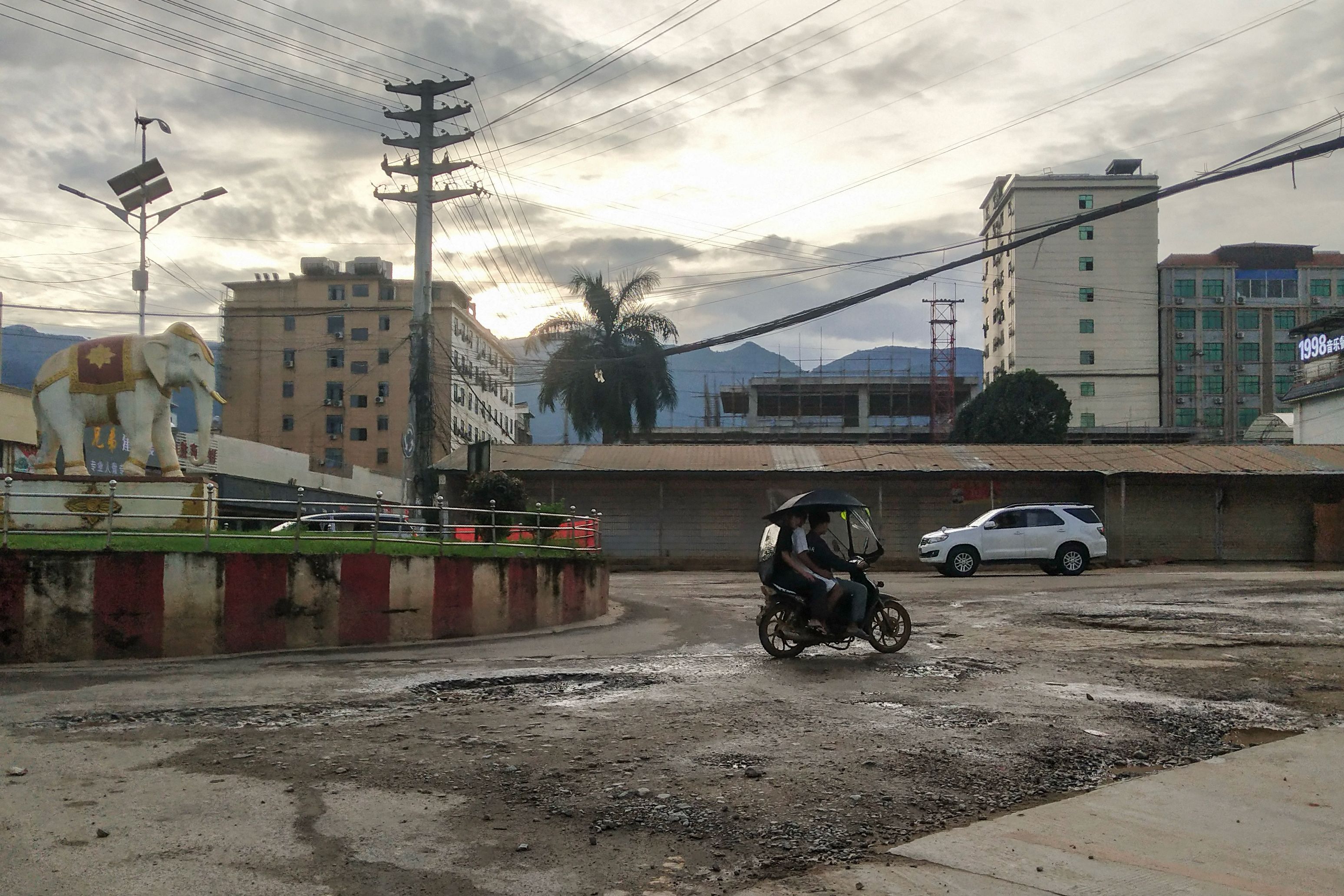 緬甸武裝聯盟同意延長與軍政府在撣邦的停火協議。圖為撣邦的街景。(AFP)