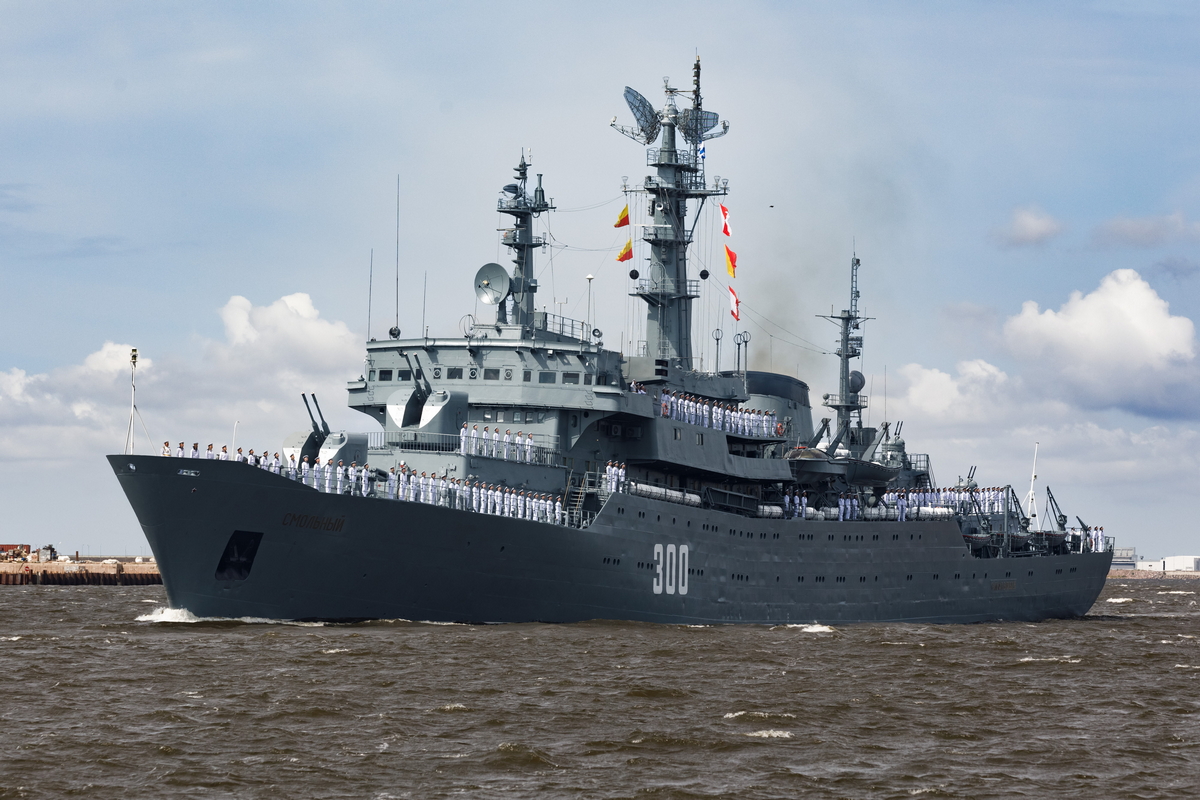 俄羅斯「波羅地海艦隊」訓練艦「斯莫爾尼號」(Smolniy)。(圖：維基百科)