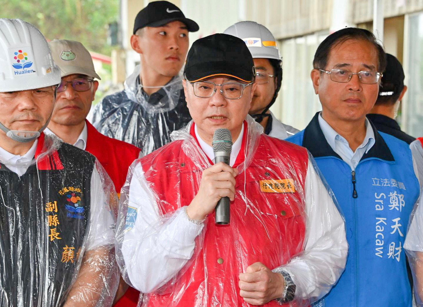 行政院長卓榮泰27日上午前往花東地區視察。(圖：行政院)