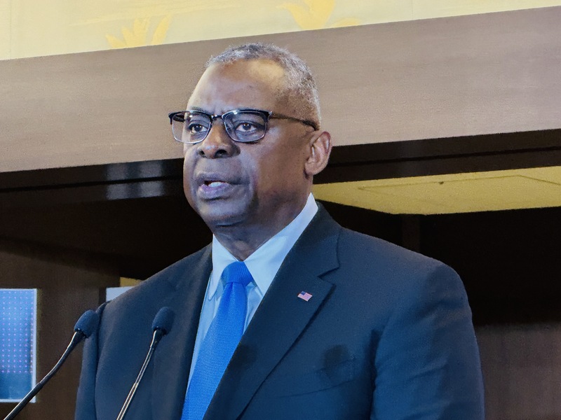 美國國防部長奧斯汀(Lloyd Austin)。(圖：中央社)