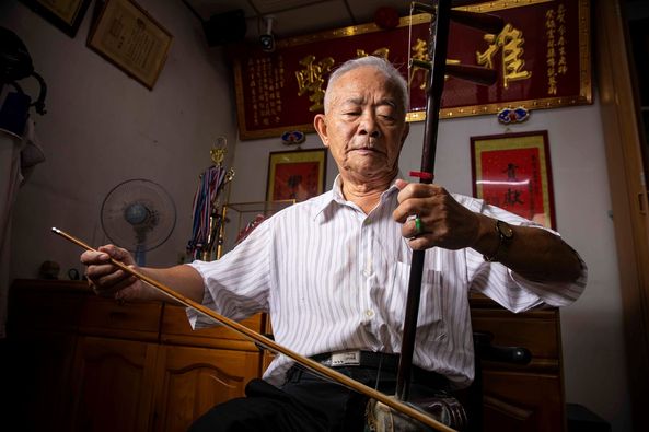 雲林縣傳統表演藝術「開路鼓樂」保存者李春生27日辭世，享壽88歲。(圖 : 國家文化記憶庫)