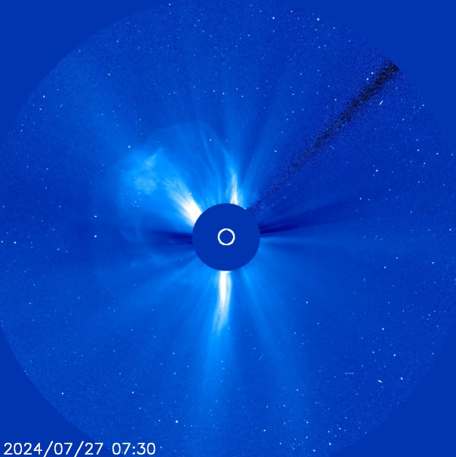 中央氣象署今天(10日)發布磁暴特報，估台灣於今天晚間11時發生，並持續影響約54小時。(圖：報天文 - 中央氣象署臉書)