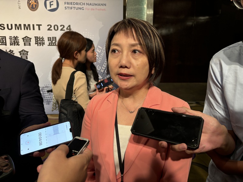 台灣IPAC共同主席的民進黨立委范雲。 (圖：中央社)