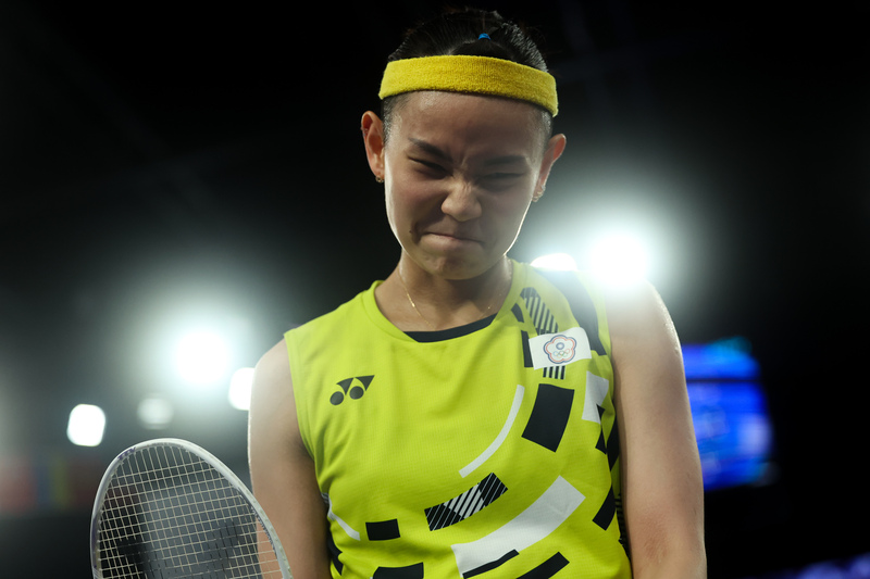 美國在台協會(AIT)1日表示，戴資穎（圖）的比賽「令人動容」，她奮戰到最後一秒、不放棄的精神，啟發了所有人。(圖：中央社)