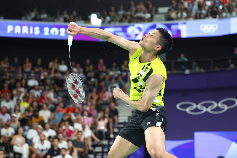 台灣羽球一哥周天成 (圖：中央社)