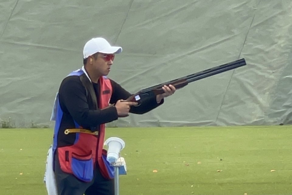 闖進巴黎奧運男子定向飛靶決賽的我國射擊好手李孟遠3日進帳一面銅牌，也是台灣隊史首面射擊奧運獎牌，刷新歷史！(圖：中華奧會提供)