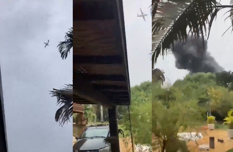 巴西航空一架載著58名旅客與4名機組人員的飛機9日在巴西聖保羅州墜毀，機上乘客無人生還。(X平台@Aiko_JN)