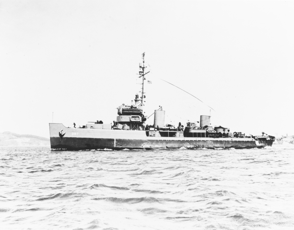 圖為「八六海戰」中由海軍巡防第二艦隊司令胡嘉恆少將所搭乘的劍門艦。(圖：維基百科)