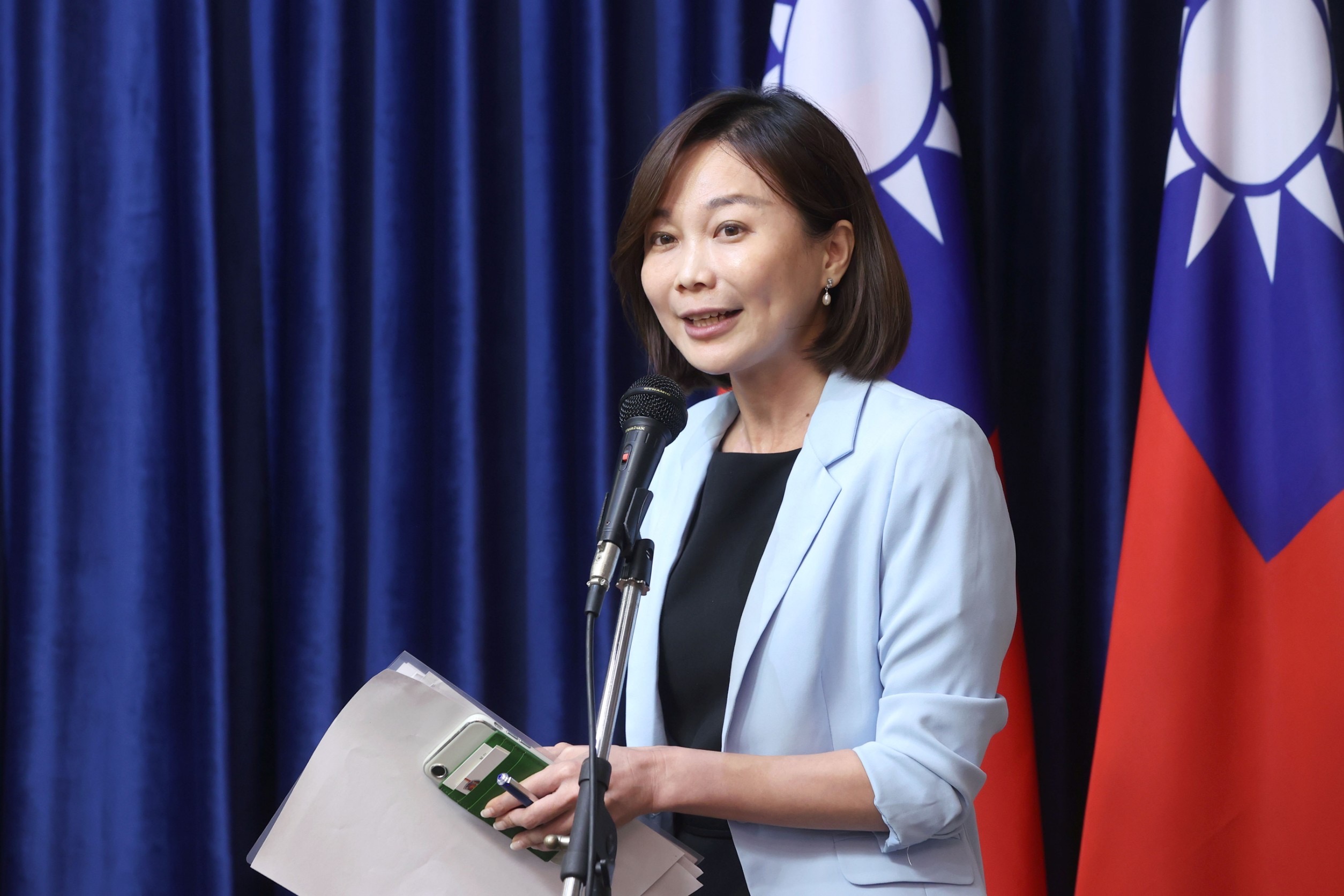 總統府發言人郭雅慧表示，為一體尊重本屆立法院3個黨團，以及尊重司法院大法官憲法法庭審判程序，應待立法院審查時程定案後，再依法就資格及適任性相關問題進行答復。(圖：總統府)