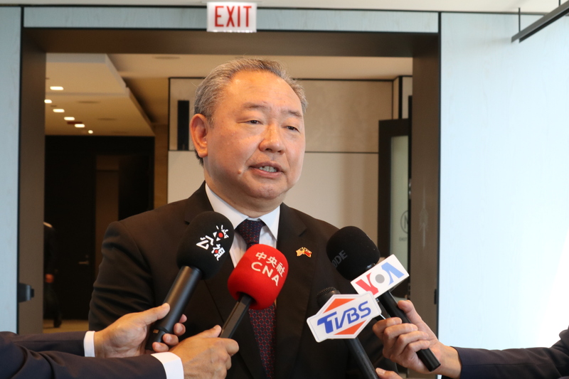 駐美代表俞大㵢。 (圖：中央社)