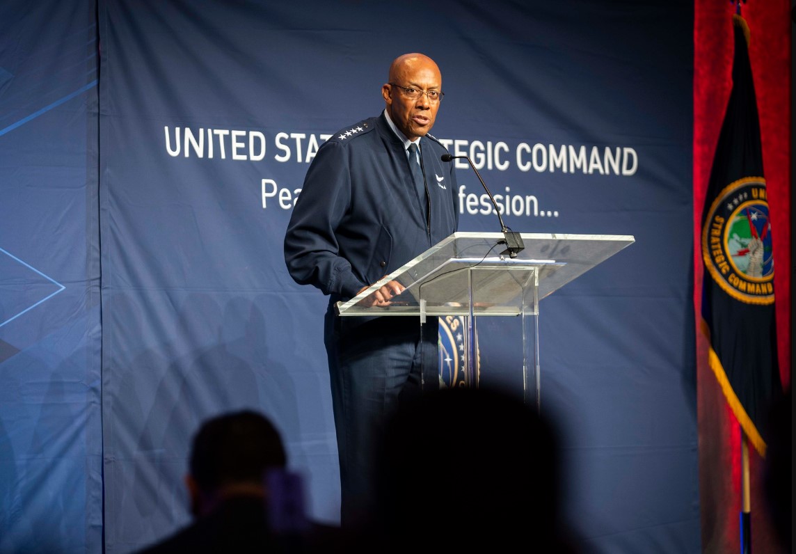 美軍參謀首長聯席會議主席布朗(C.Q. Brown)。(X平台/@GenCQBrownJr)