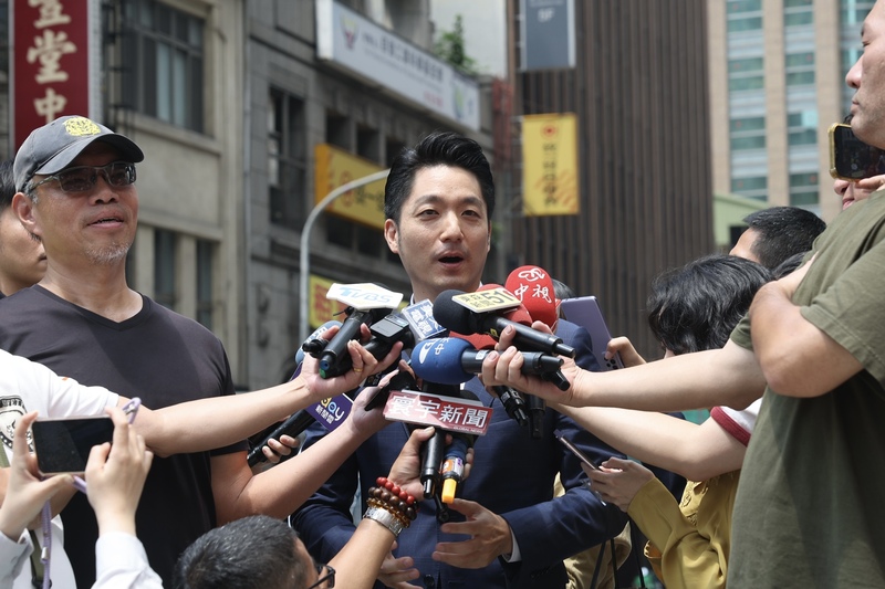 台北市長蔣萬安(中)。資料照。(圖：中央社)